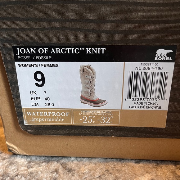 Sorel Womens “Joan of Arctic Knit” waterproof boots - Picture 5 of 8